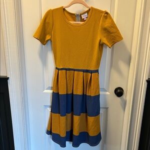 Stylish Yellow and Blue dress
